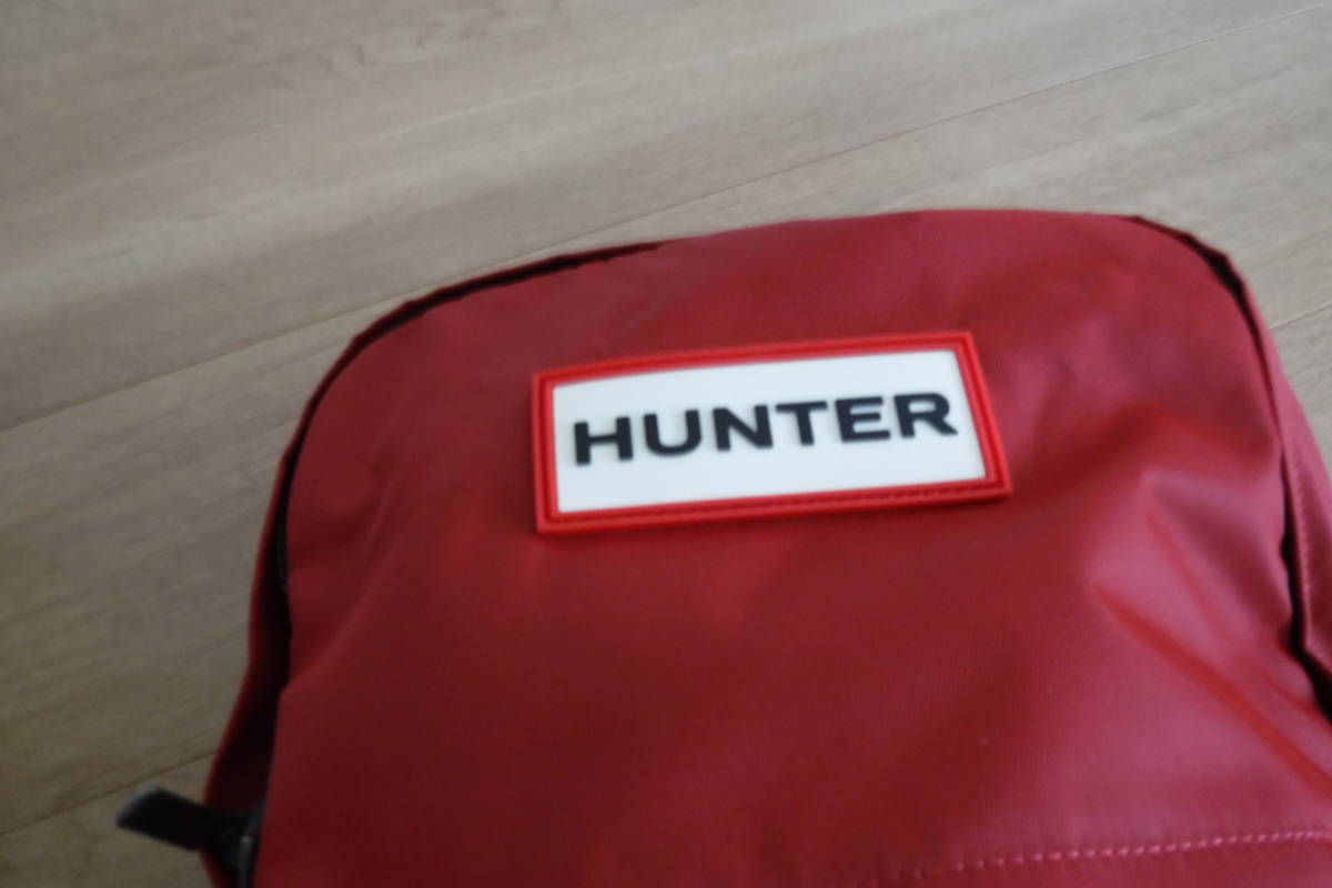  налог не необходимо специальная цена с биркой!HUNTER Hunter довольно большой с логотипом красный красный мужчина женщина OK рюкзак сумка упаковка!