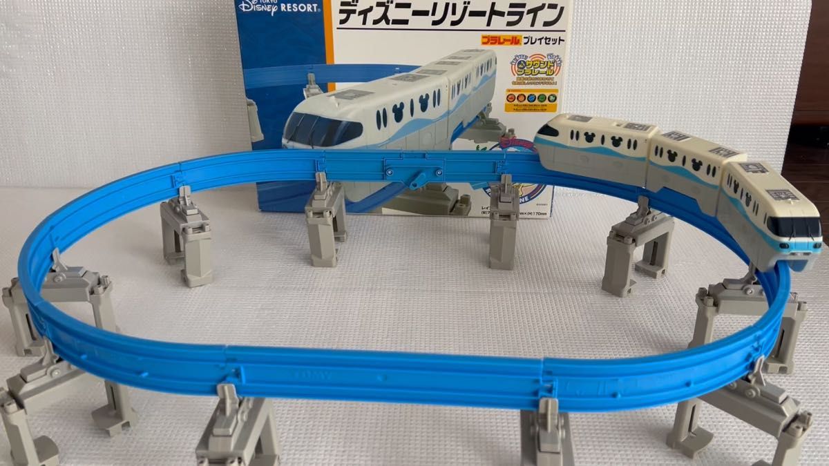美品!ディズニーリゾートライン プラレール プレイセット モノレール ミッキー
