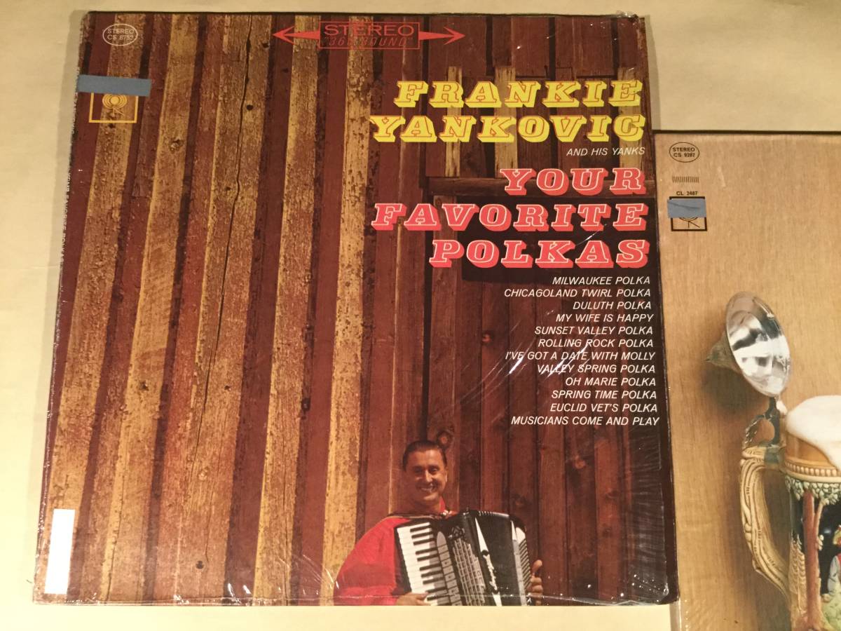LP(米盤)●Frankie Yankovic and His Yanks' 『YOUR FAVORITE POLKAS』『Greatest Hits』ポルカ◎2枚まとめてセット●シュリンク付の美品！_画像2