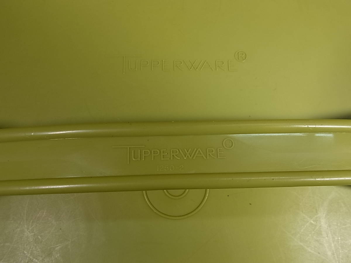 □K/652☆タッパーウェア TUPPERWARE☆ピクニック2段ランチBOX☆20.5cm☆中古品_画像5