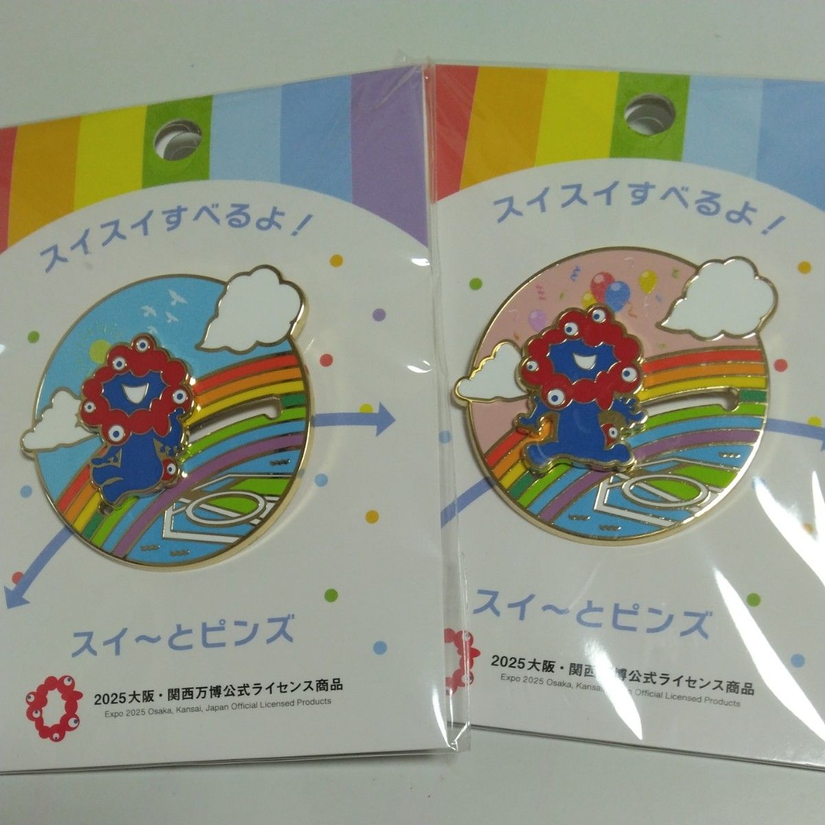 ミャクミャク EXPO2025 ピンバッジ スイ～とピンズ 2個｜Yahoo