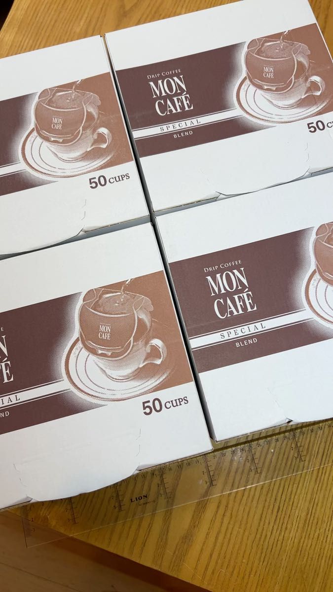 モンカフェ ドリップコーヒー スペシャルブレンド 50袋入り×4箱=合計200杯分 片岡物産 珈琲 インスタント