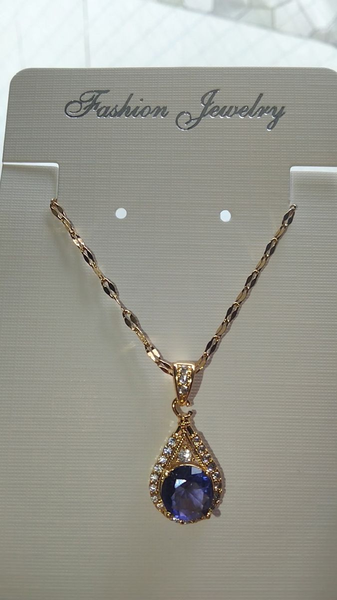 ネックレス 紫のジルコニウム 百合 ペンダント 上品 首飾り レディース 上質 アクセサリー