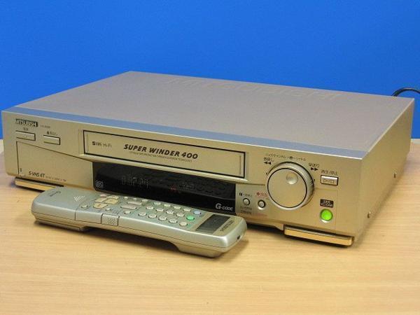 MITSUBISHI 三菱|S-VHS ビデオデッキ TBC搭載 リモコン付き HV-BS88 MITSUBISHI 三菱|S-VHS ビデオデッキ TBC搭載 リモコン付き HV-BS88