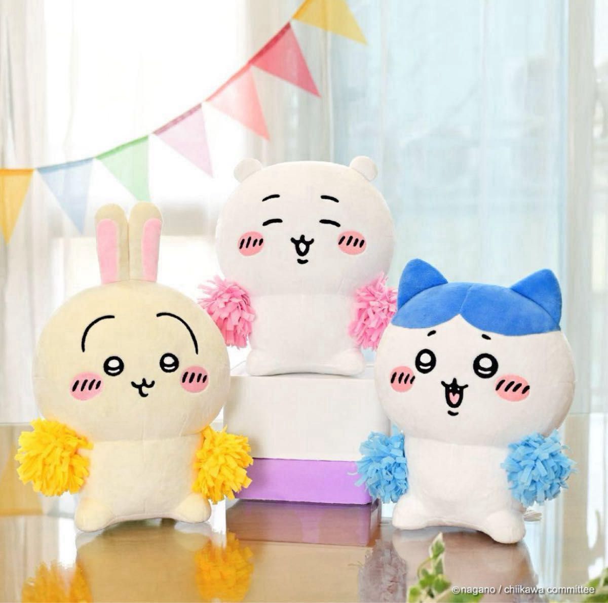 【公式・数量限定】ちいかわ ぬいぐるみ 応援団 チアリーダー 3体セット 台湾 数量限定】 ちいかわ 台湾 応援団 ぬいぐるみ チア チアリーダー