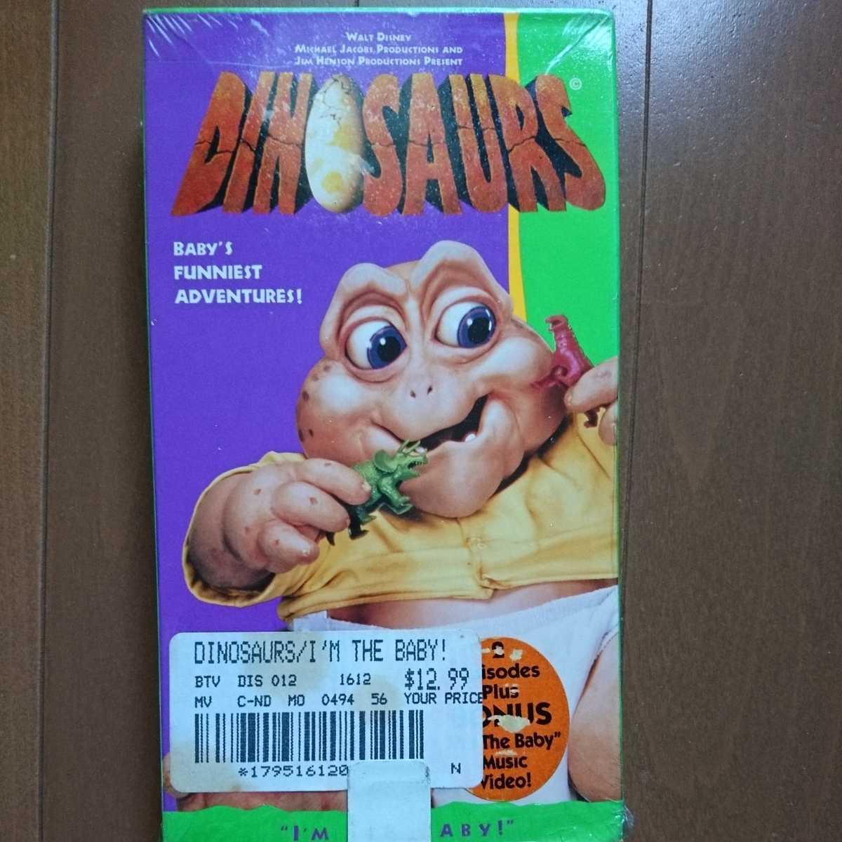 [ rare goods ] dinosaur family Dinosaur actual place buy goods I m The Bay Be Disney VHS English version English education 