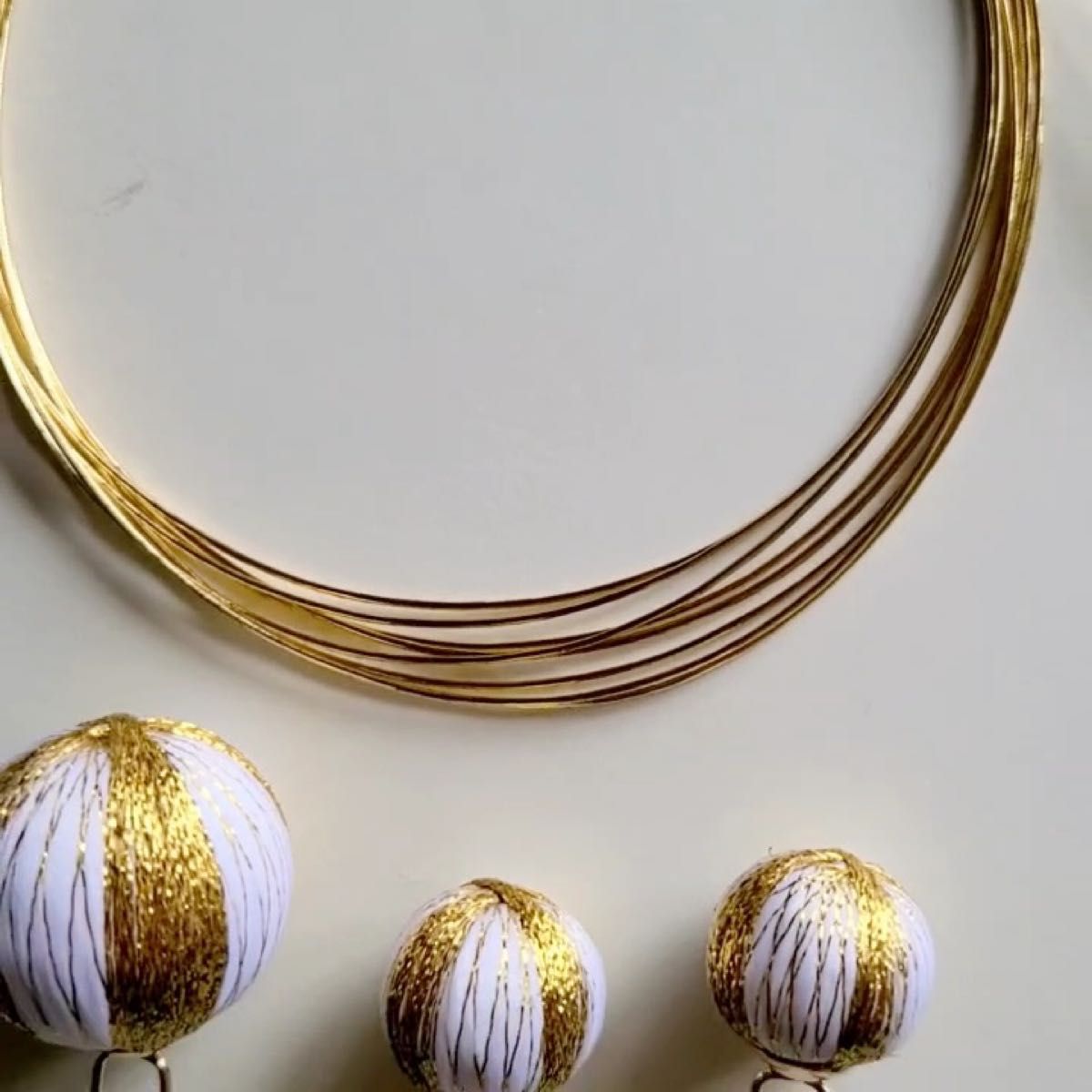 金色紐ひも 水引パーツ 和玉 髪飾り 和装小物 かんざし 着物ヘアアクセサリー 金結び Uピン 振袖・浴衣に 成人式 卒業式