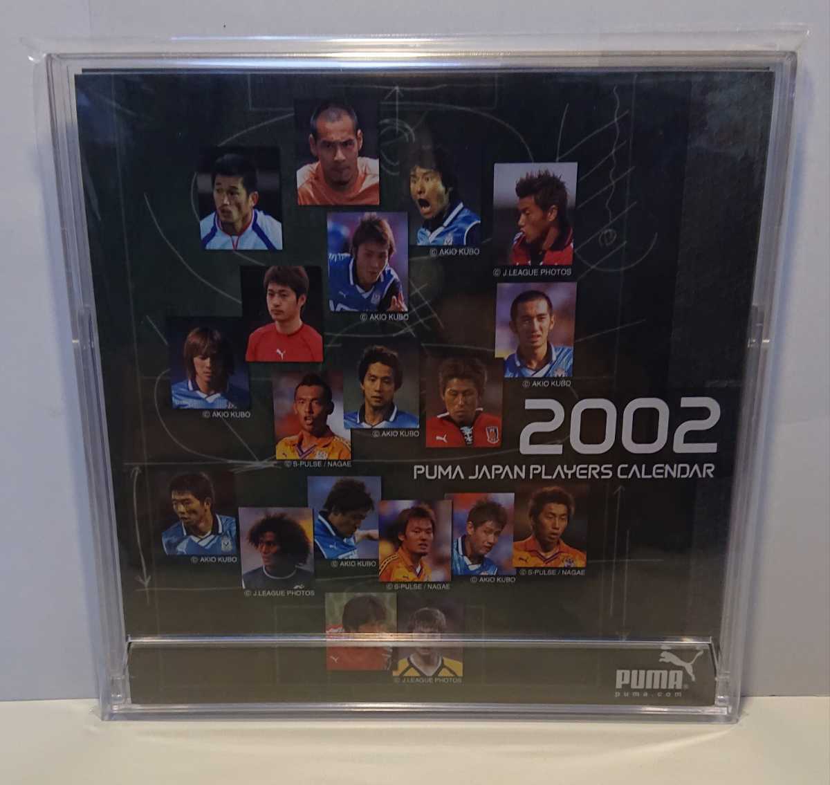 『卓上カレンダー』 サッカー 2002年 PUMA CDサイズ 未使用品_画像1