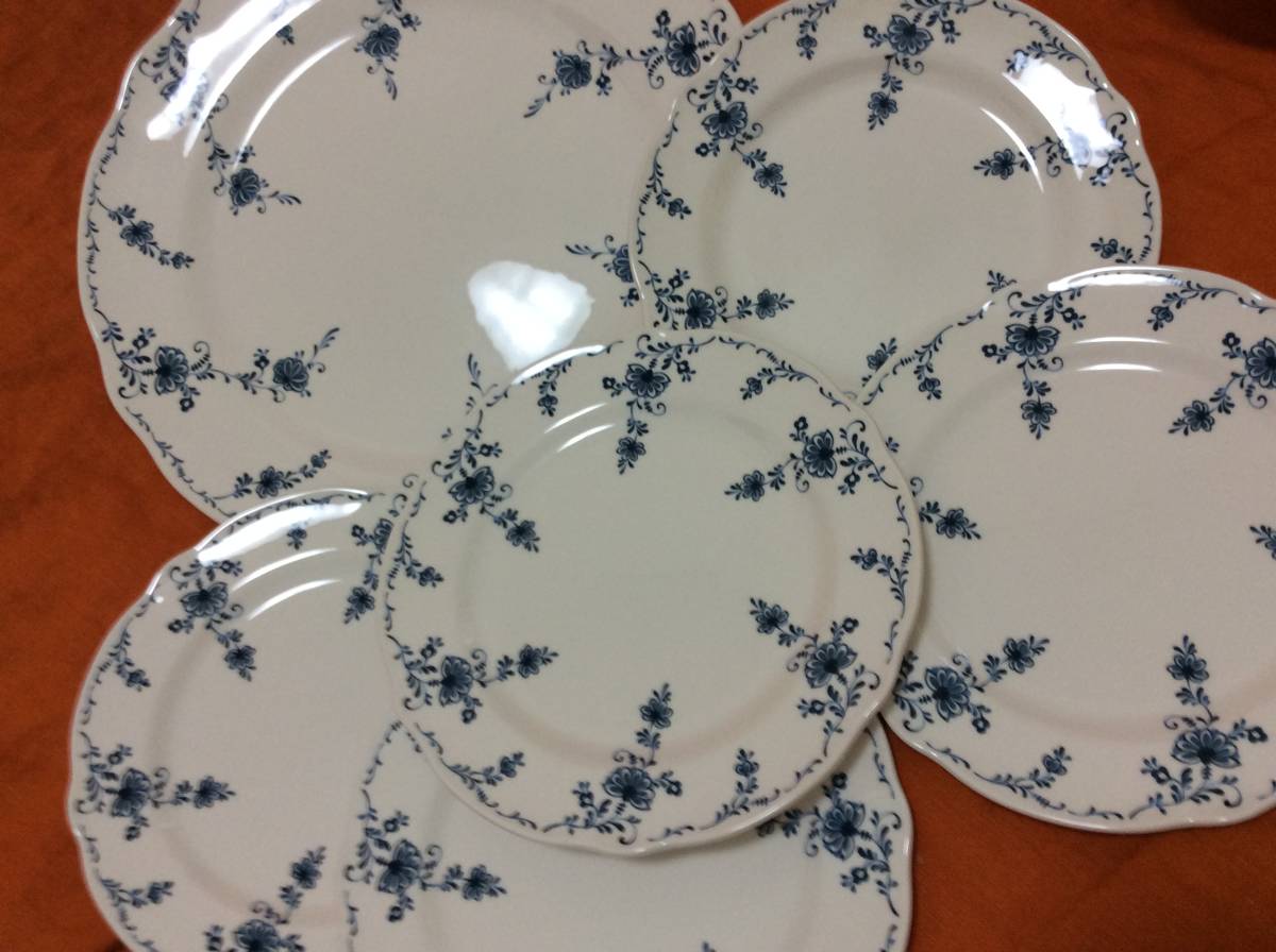 ノリタケ☆Noritake☆ブルーフラワー☆クラフトーン☆パーティセット☆Y7906-8709_画像1