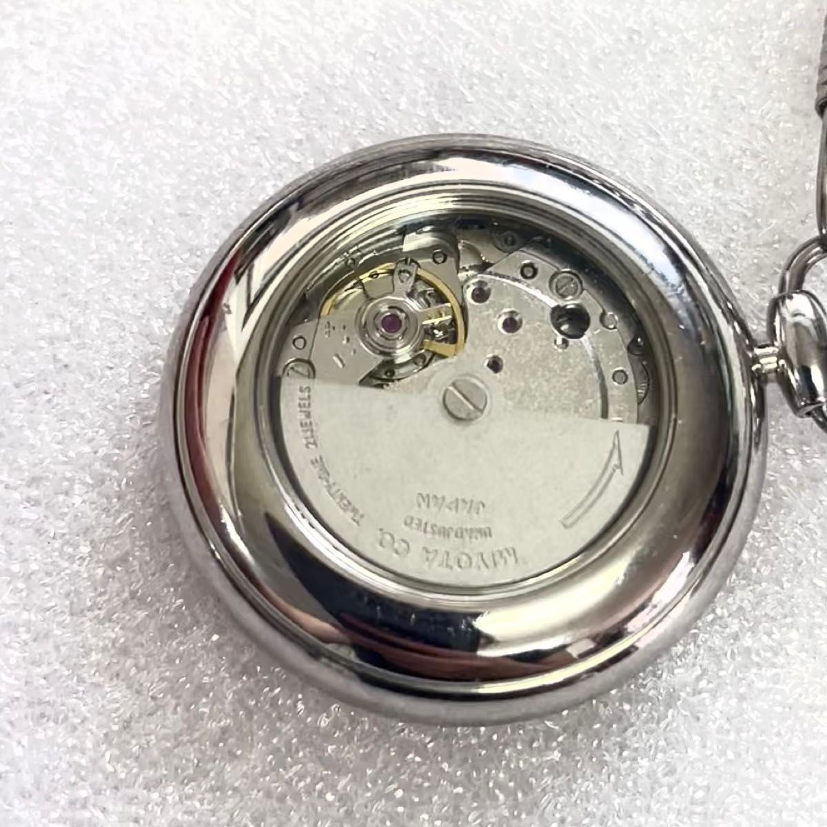 稼働 美品 アバンティーノ 懐中時計 裏スケルトン シルバー925 ポケットウォッチ スターリングシルバー メンズ 銀無垢 時計