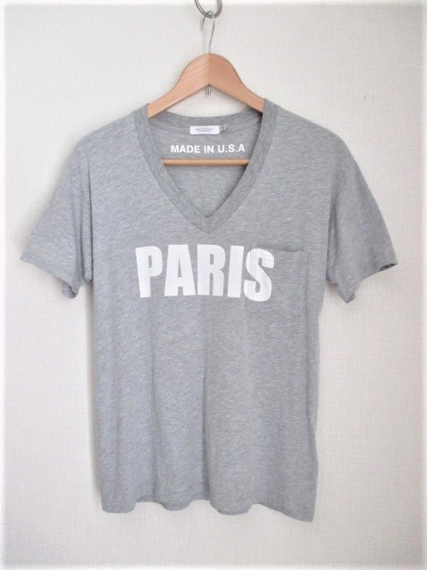 ☆BEAUTY&YOUTH UNITED ARROWS ビューティ&ユース ユナイテッドアローズ Vネック Tシャツ 半袖/メンズ/S☆アメリカ製