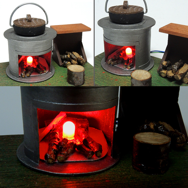 ヤフオク ミニチュア かまど 竈 R ミニかまど 光るled ヤフオク ミニチュア かまど 竈 R ミニかまど 光るled
