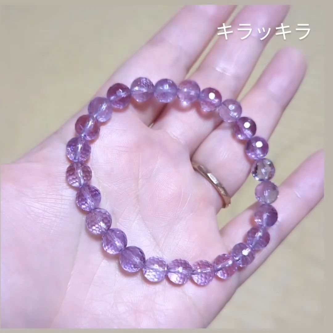 ●宝石質●アメジストブレスレット●アヤカすぺしゃる●天然石パワーストーン●