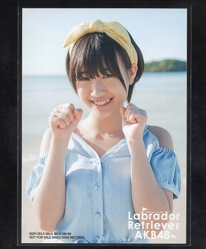 AKB48 朝長美桜 ラブラドールレトリバー 通常盤 購入特典 生写真 3種コンプ 一括まとめ出品 HKT48_画像3