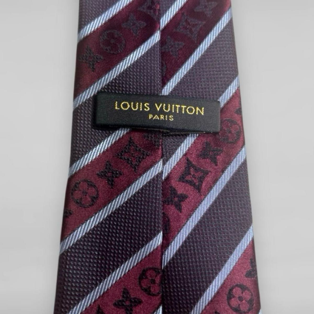 【LOUIS VUITTON 】ネクタイ ボルドーカラー 美品 美品 世界最高峰ルイヴィトン モノグラム ネクタイふ|Yahoo