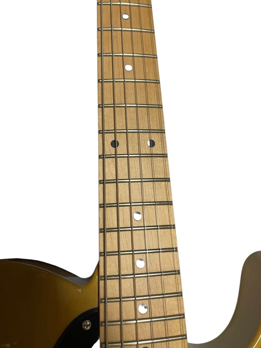 手が小さくても握りやすい 金ロゴ 木目 20年製 Squier テレキャスター 手が小さくても握りやすい 金ロゴ 木目 20年製 Squier