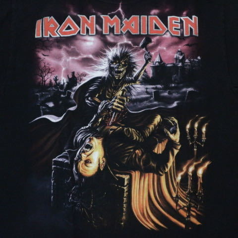 IRON MAIDEN TRANSYLVANIA Tシャツ M ブラック アイアンメイデン トランシルヴァニア バンド ロック メタル_画像2