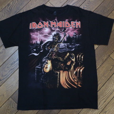 IRON MAIDEN TRANSYLVANIA Tシャツ M ブラック アイアンメイデン トランシルヴァニア バンド ロック メタル_画像1