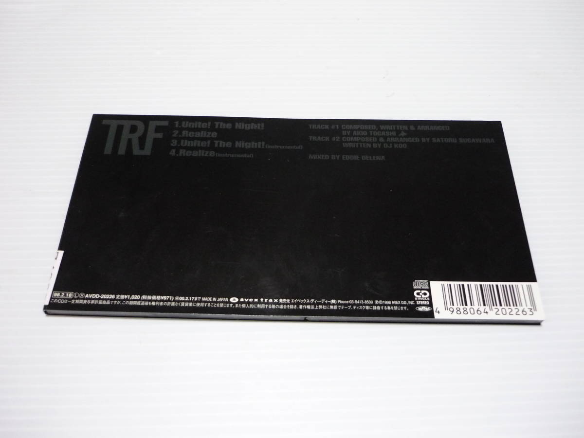 【送料無料】CD TRF/Unite! The Night!/m.c.A・Tプロデュース / レンタル版【8cmCD】_画像2