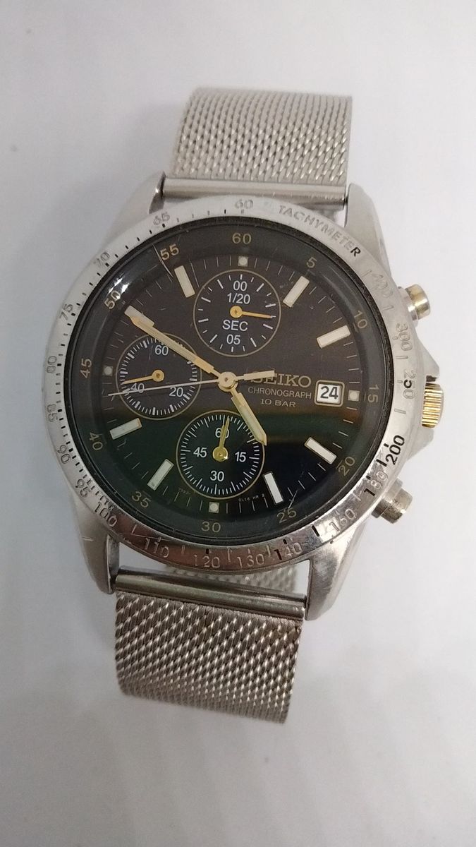 【稼働品】 SEIKO Chronograph クロノグラフ 195