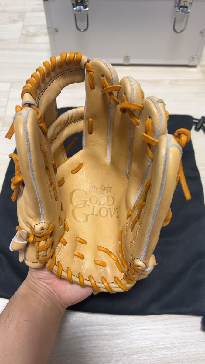 【全国20個限定】野球 ローリングス 硬式グローブ MUSOレザー SISU Gold Glove 4th 内野手用 Aキャメル