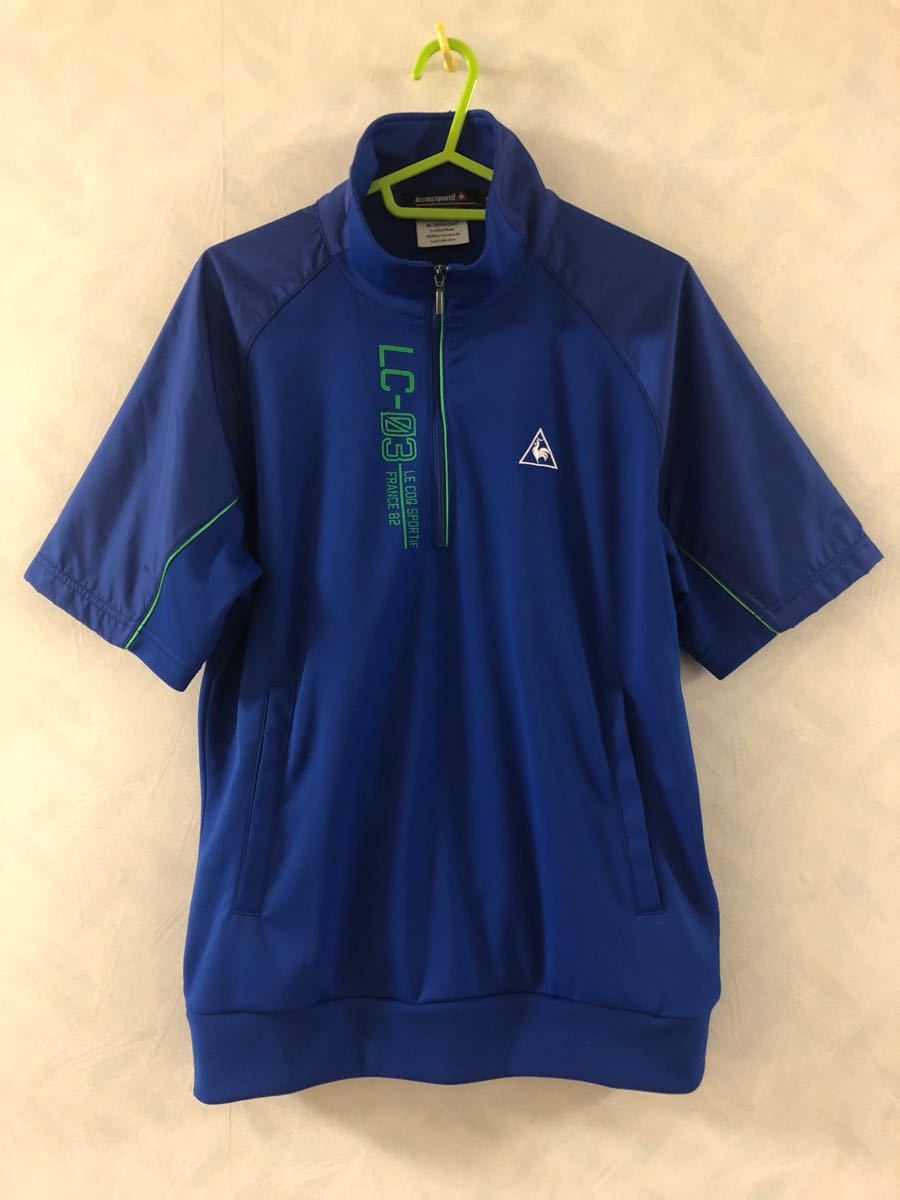 美品 le coq sportif GOLF ハーフジップジャケット サイズM メンズ ルコック ゴルフ_画像1