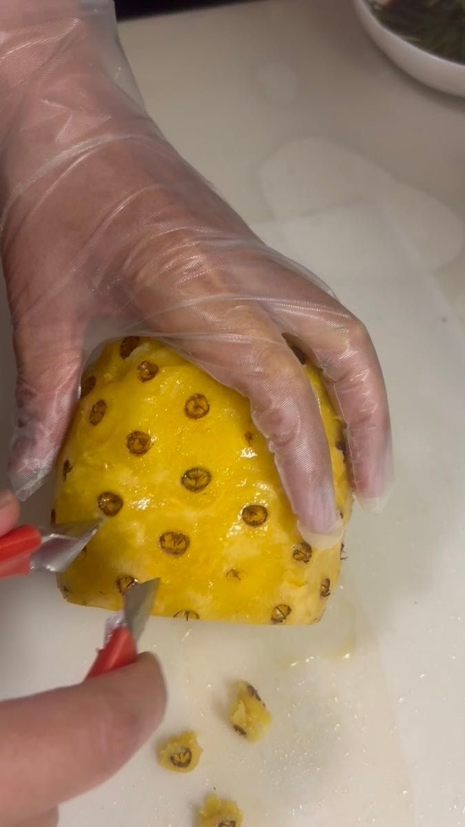 【ヘタ取り】パイナップル皮むき【粒取り】じゃがいも、トマト、いちご