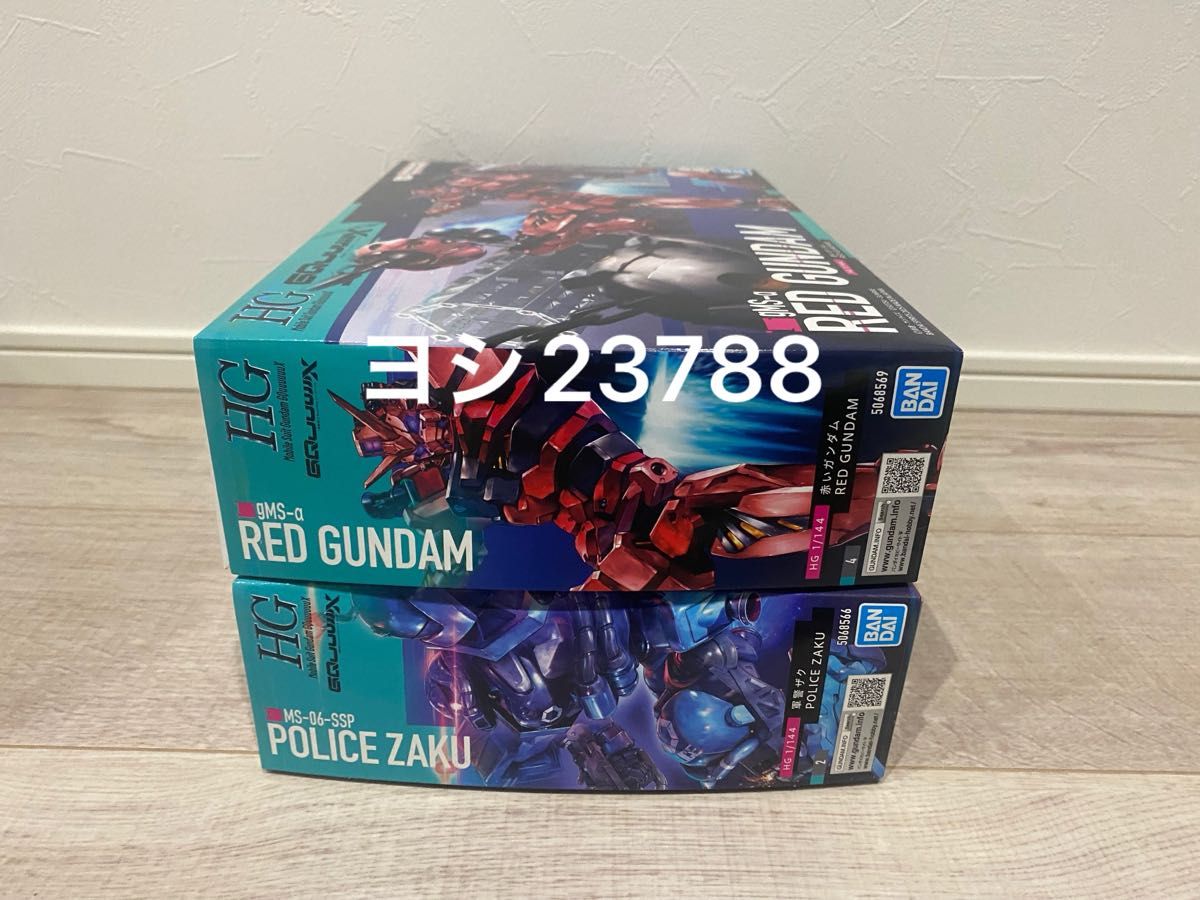 HG1/144赤いガンダム HG1/144軍警ザク2点セット HG 軍警ザク 赤いガンダム 2点セット|Yahoo!フリマ(旧PayPay
