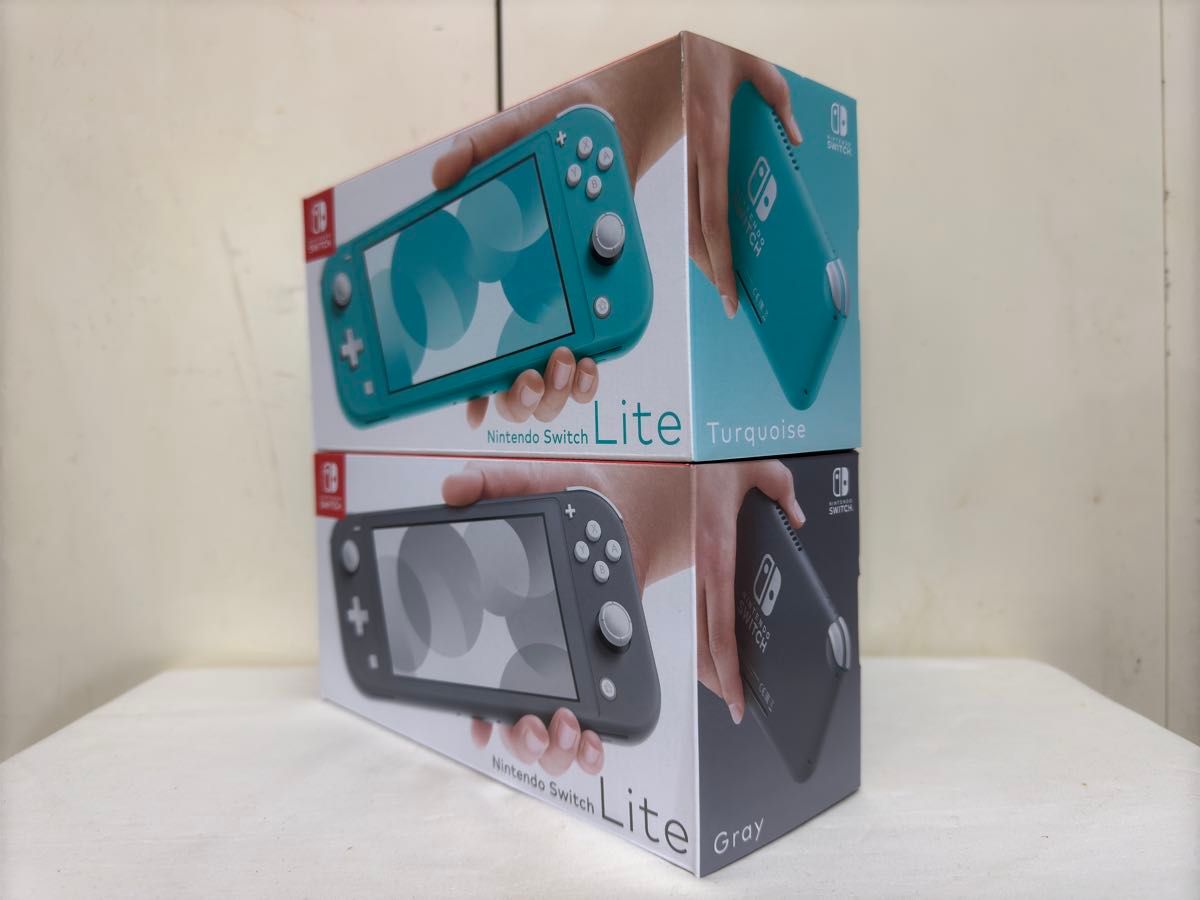 25◇未使用品 Switch Lite グレー 箱イタミあり IY0412-1