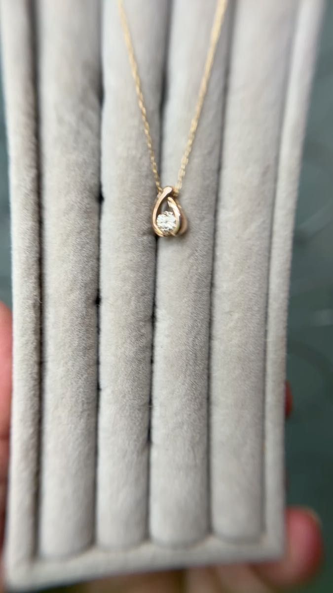 K18 ダイヤモンド ペンダントトップ 0.30ct 0.85g