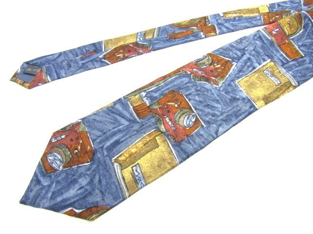 Ermenegildo Zegna( Ermenegildo Zegna ) шелк галстук искусство рисунок Италия производства 848163C185R10
