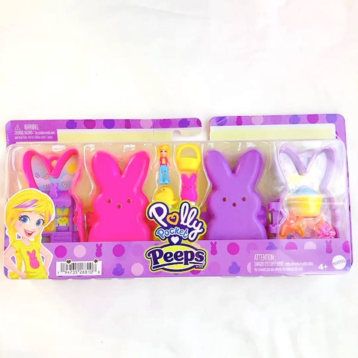 日本未発売 ポーリーポケット ピープス Polly Pocket x Peeps おもちゃ ファンシートイ アメトイ アメリカ