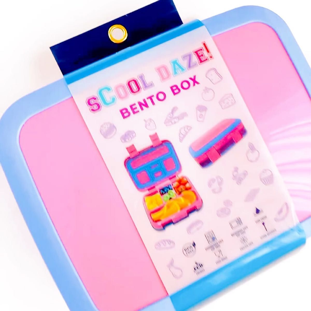 日本未発売 お弁当箱 アメリカ インポート 輸入 キッズ ランチボックス 子ども ピンク 海外 雑貨 BENTO 弁当箱 アメトイ