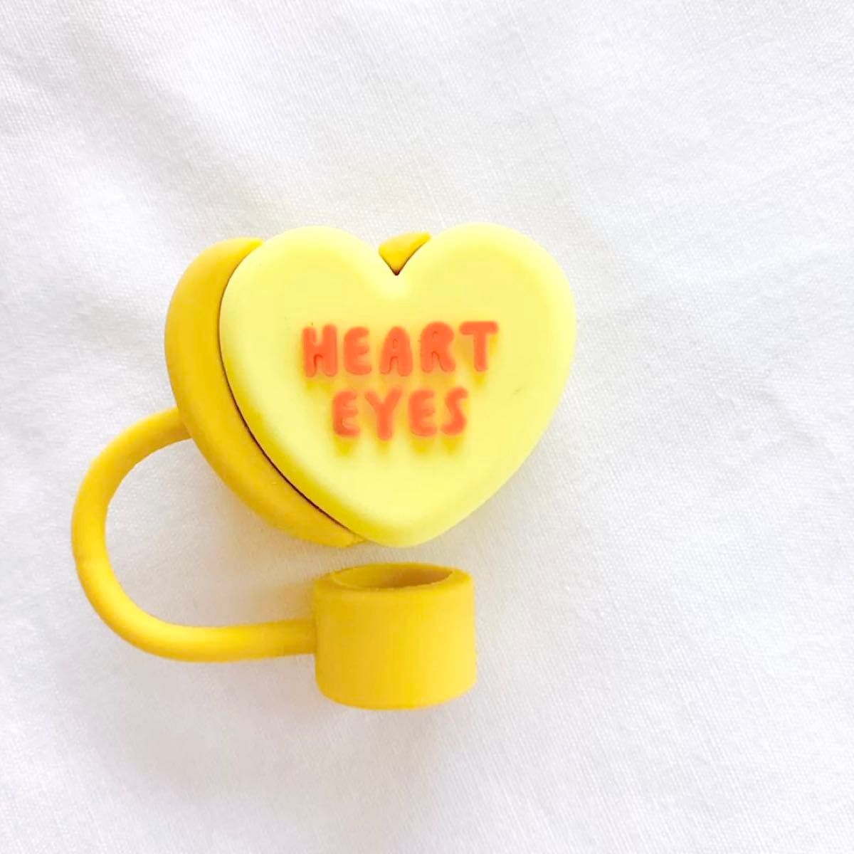 アメリカ インポート タンブラー Candy hearts ストロートッパー ストロー カバー 日本未発売 輸入 雑貨