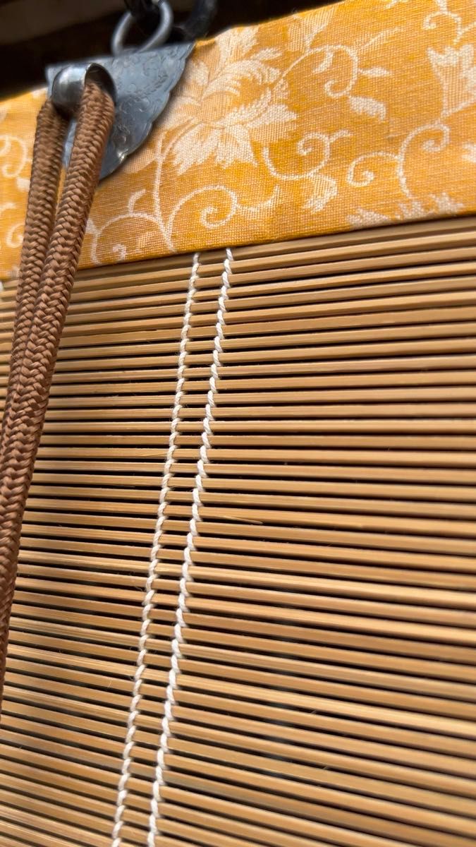 極上美品!お座敷すだれ4本セット検和室古民家御簾書院 掛け金具 壁掛けのれん すだれ 御座敷簾