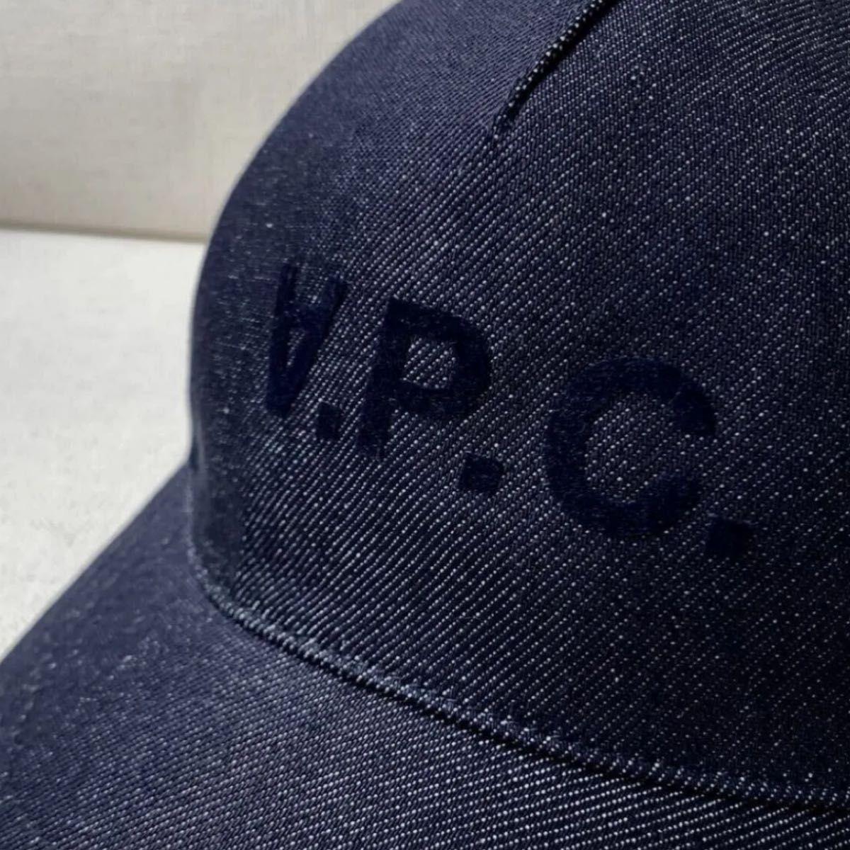 A.P.C.アーペーセーCasquette VPC Denim Baseball Capキャップ 新品 A P C アーペーセー VPC ロゴ デニム キャップ 60 メンズ