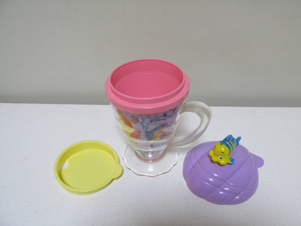  Disney [ Disney si- русалка lagoon Ariel Hsu алый a cup ] Little Mermaid franc da- напиток cup 