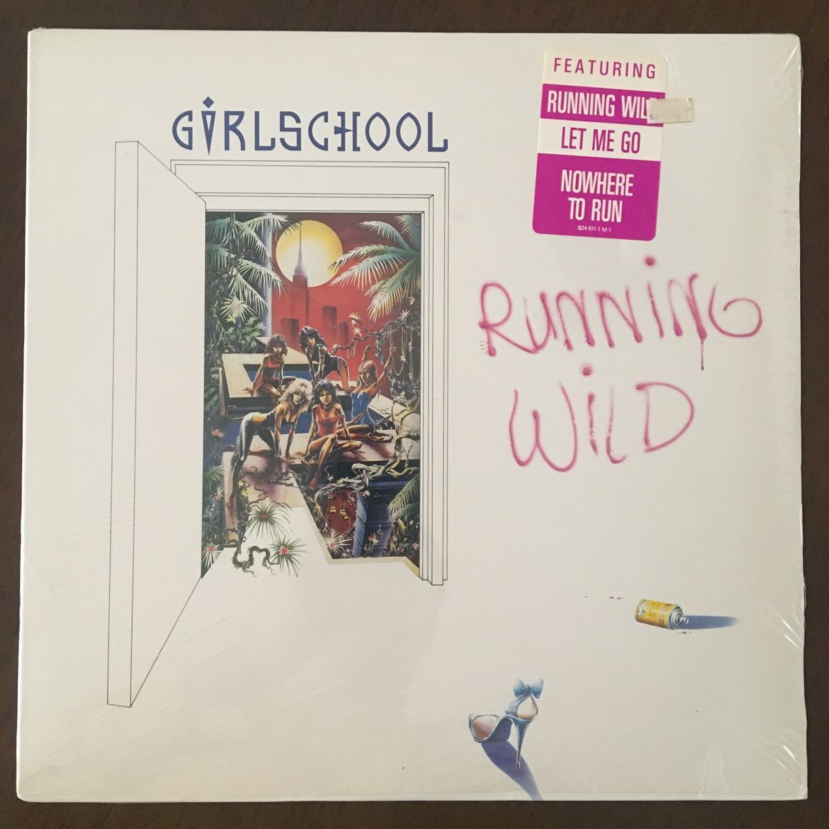 Girlschool Running Wild LP 新品シールド_画像1