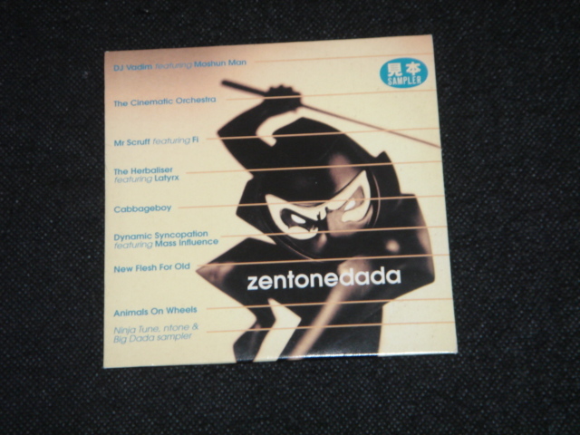 極美★廃盤CDプロモ盤■V.A. (Ninja Tune / ニンジャ・チューン)『Zentonedada』Ninjattacks■DJ Vadim Cabbageboy Herbaliser Mr Scruffの画像1