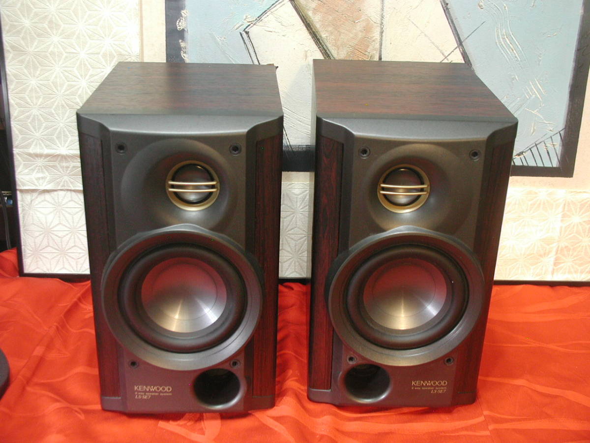 [ powerful ]** Kenwood made,LS-SE7,2 way speaker system * pair operation excellent. ③**