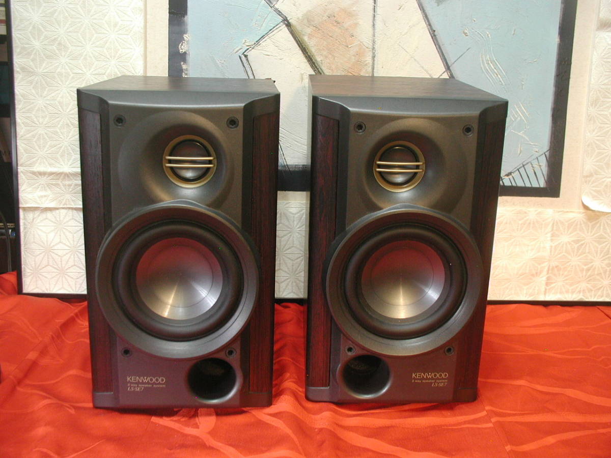 [ powerful ]** Kenwood made,LS-SE7,2 way speaker system * pair operation excellent. ③**