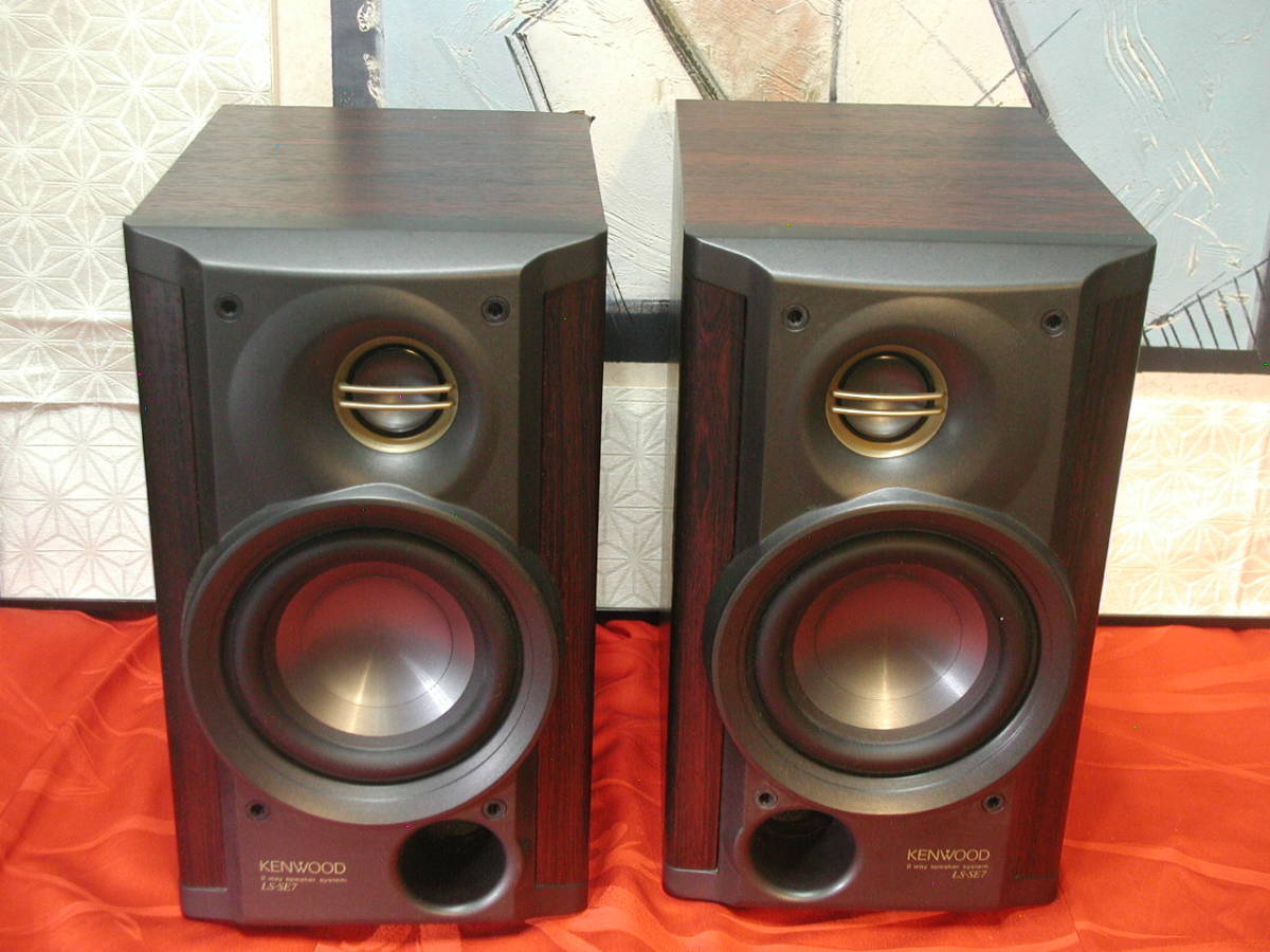 [ powerful ]** Kenwood made,LS-SE7,2 way speaker system * pair operation excellent. ③**