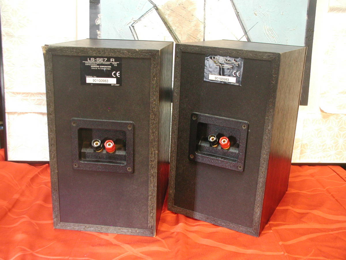 [ powerful ]** Kenwood made,LS-SE7,2 way speaker system * pair operation excellent. ③**