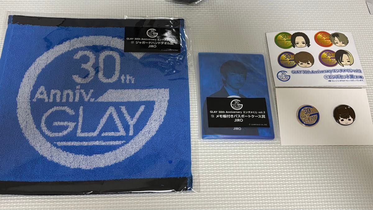 GLAY エンタメくじ vol.2 JIRO 全6種 GLAY 30th Anniversaryエンタメくじ vol 2 JIRO 全6種セット