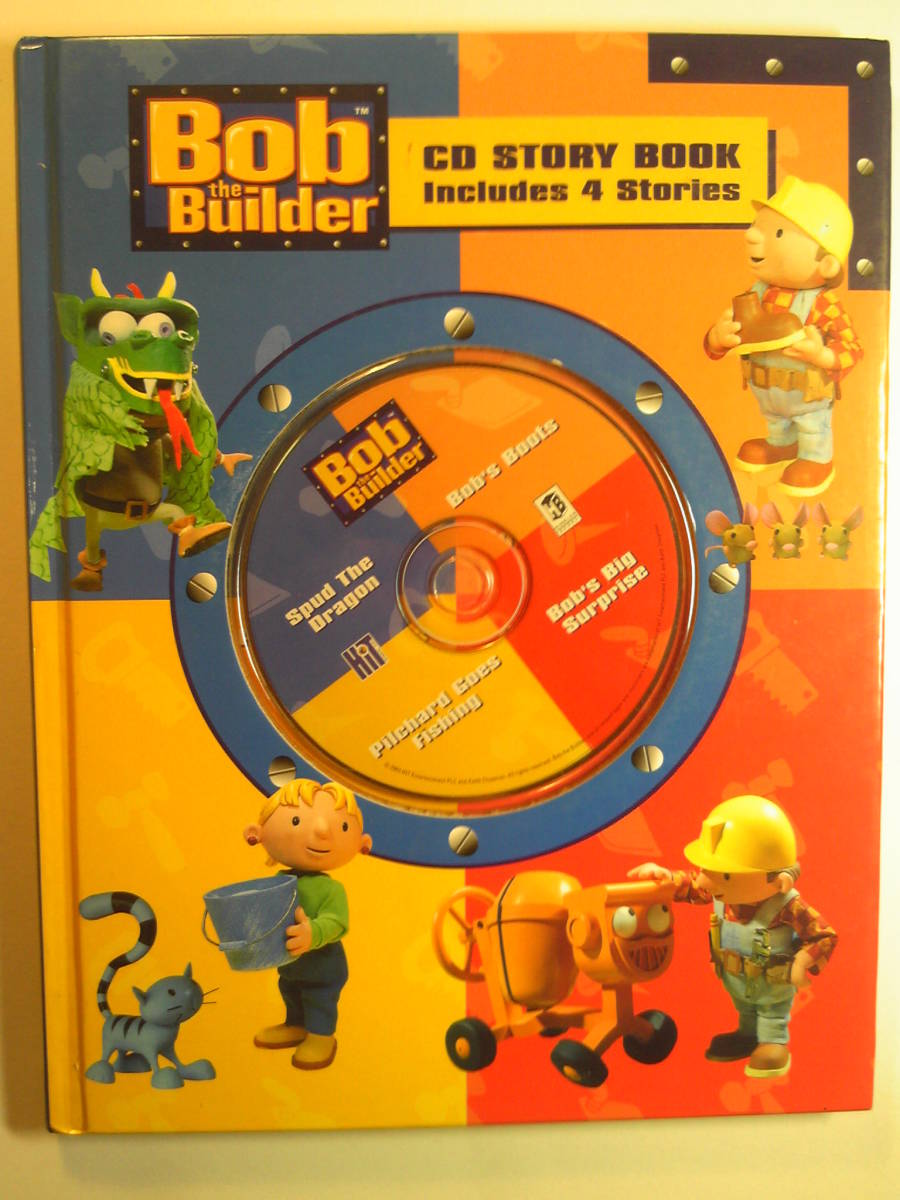 英語/絵本CD付「Bob the Builder:CD Story Book/ボブとはたらくブーブーズ4話」