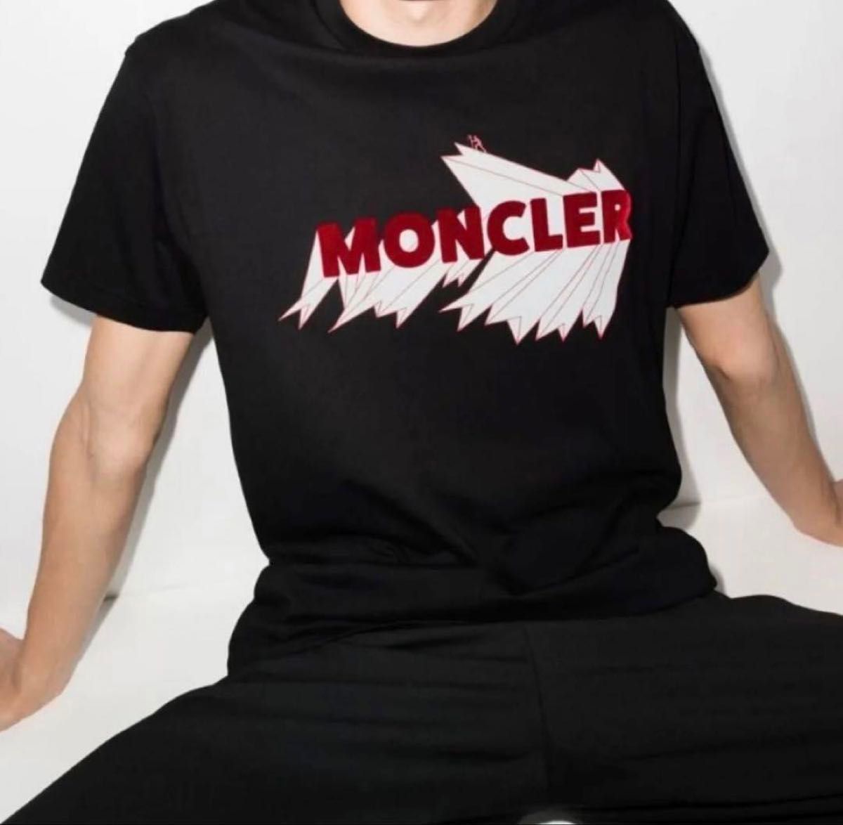 MONCLER / モンクレール エンボステッド ロゴ コットン Tシャツ