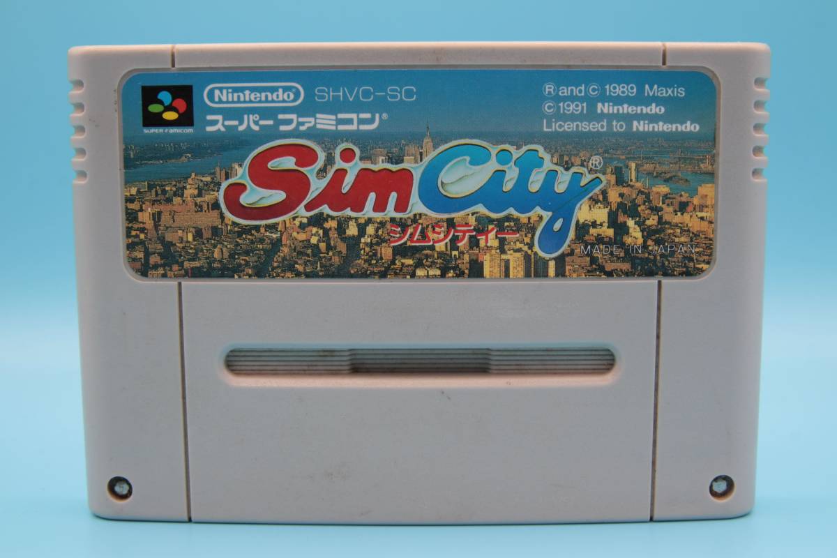 任天堂 ニンテンドー シムシティ　Sim City SUPER FAMICOM Nintendo SFC 529_画像1