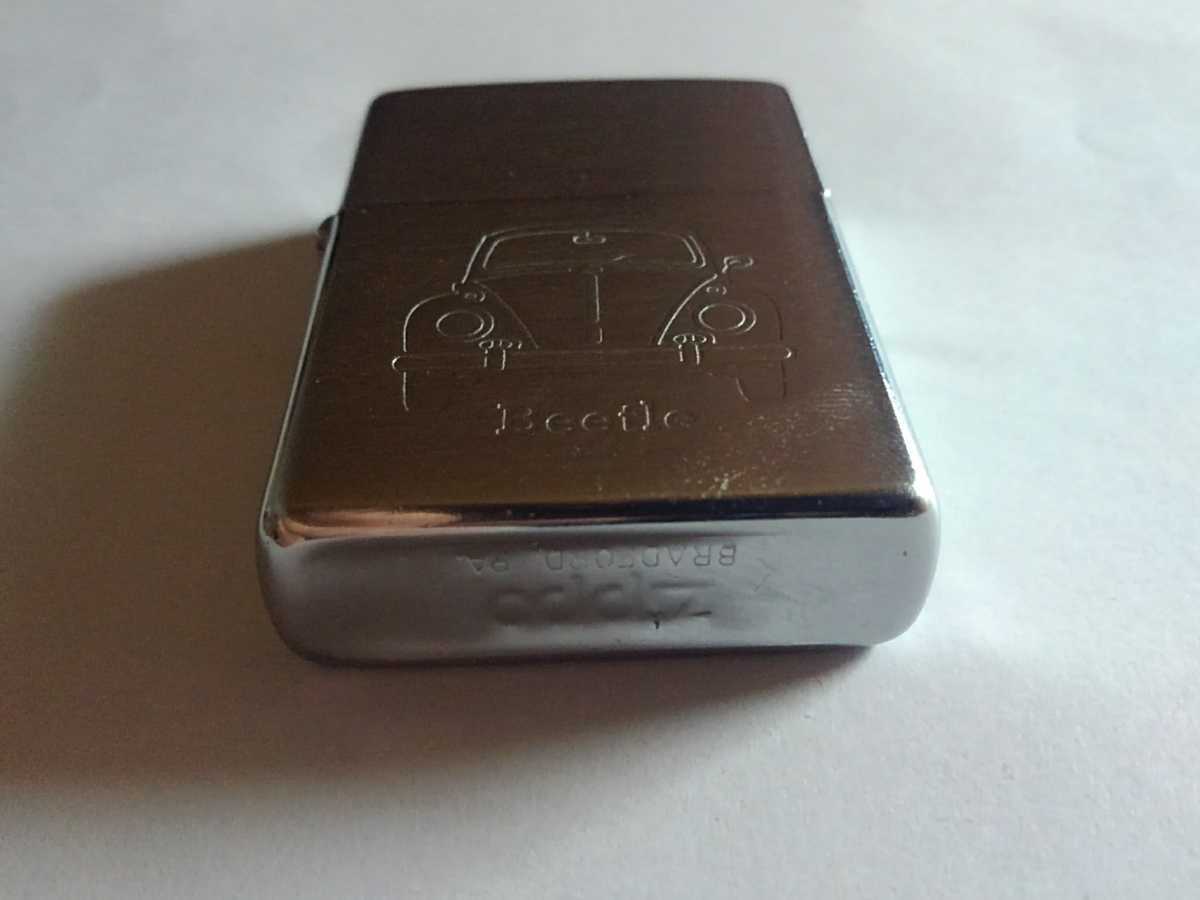 良品！なんと80年代初期(1981年製)！の、絵柄の大きい「ビートル(フォルクスワーゲン)」のZippo！超貴重ビンテージ年代物ジッポー！_画像3