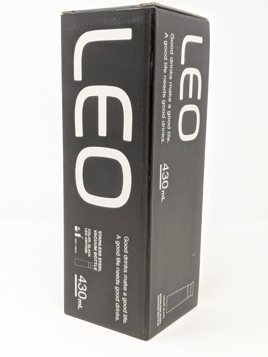 未使用　cado カドー LEO レオ　LEO-430YD（B） [ステンレスボトル 0.43L ブラック]_画像2