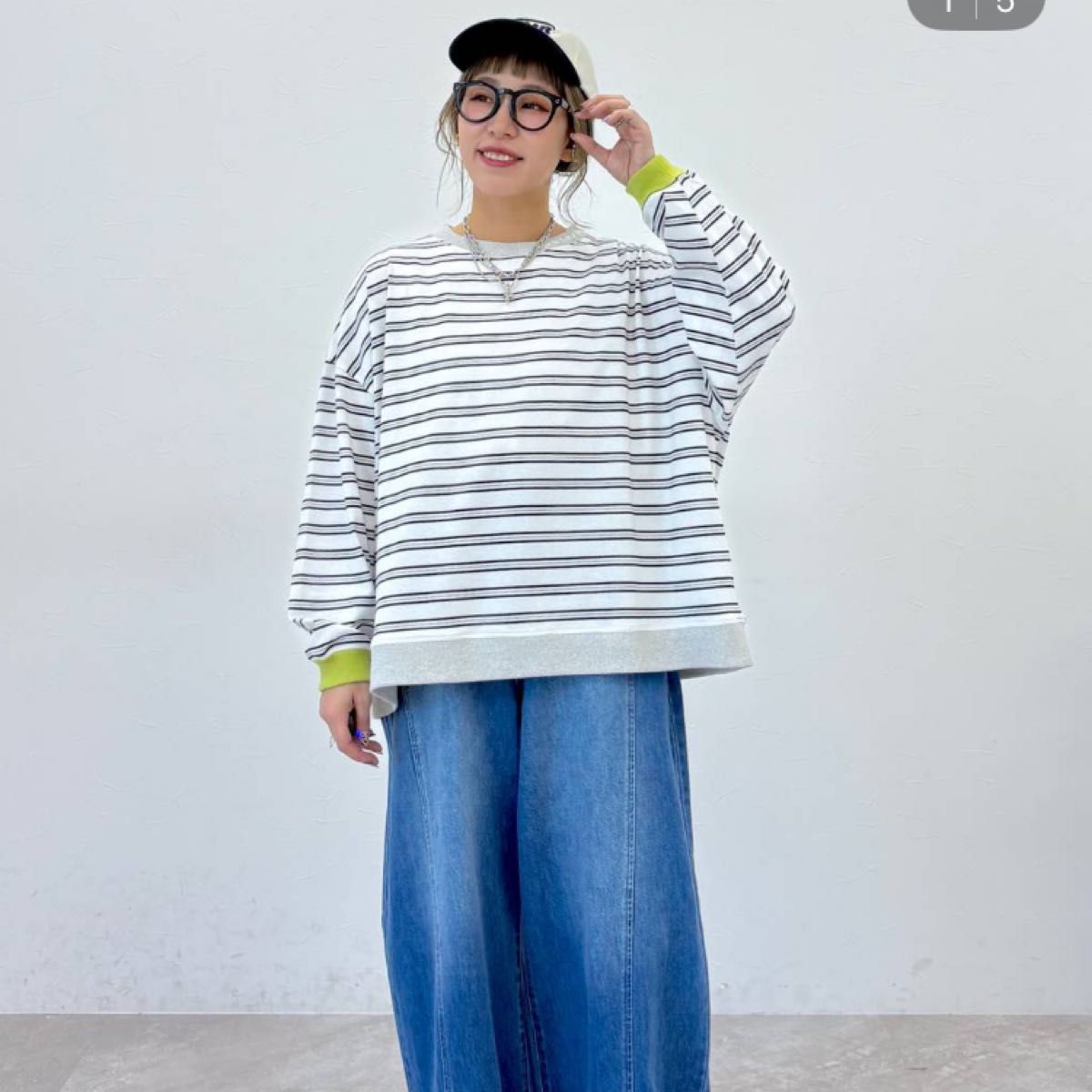 みわたら 刺繍ボーダーT 完売品 LEPSIM みわたら企画 刺繍ボーダーT|Yahoo!フリマ(旧